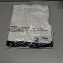 Saodimallsu Womens Striped Sweater Dress V Neck Collared Long Sleeve Slim Fit Ribbed Knit Trendy Mini Dresses (Medium, White)