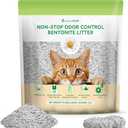 Bentonite Litter Sodium Mineral Cat Litter Clumping, Odor Control Kitty Litter for Self Cleaning Box & Automatic Litter Box, Dust Free, Strong Durability, 10 lb