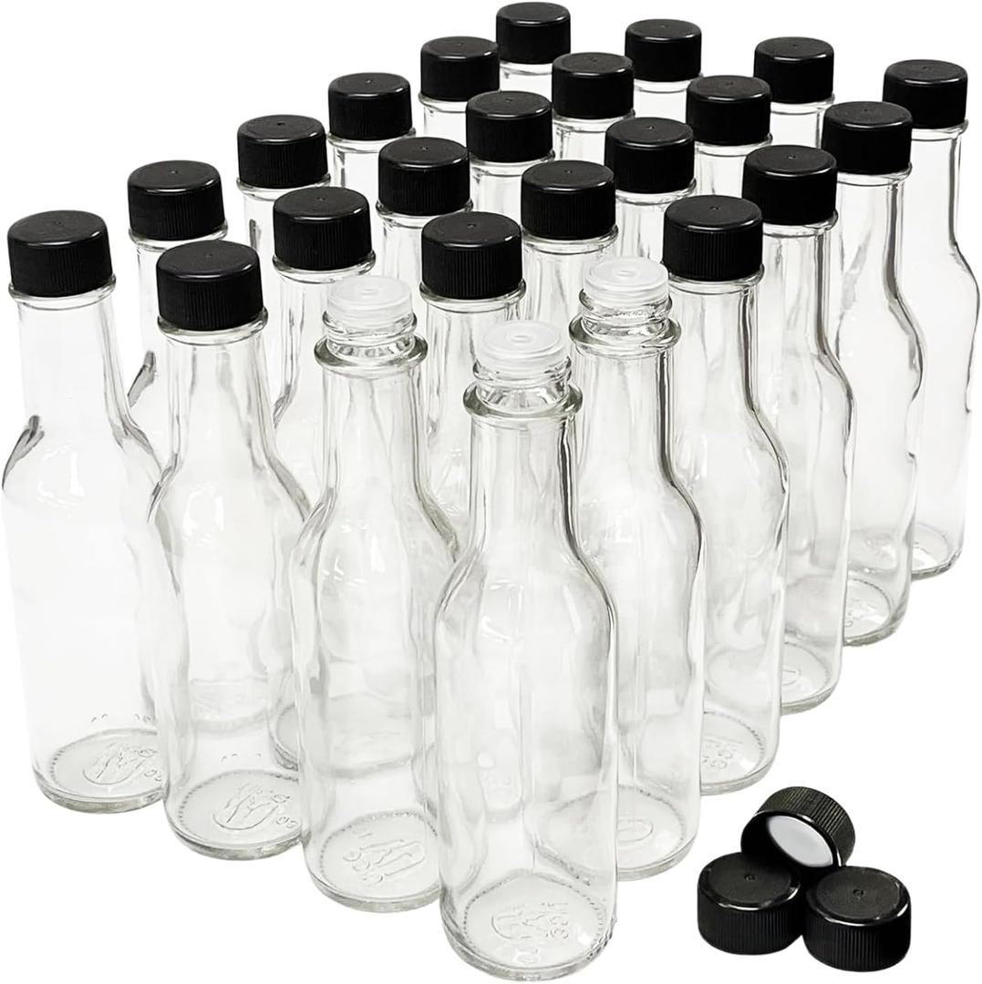 nicebottles Hot Sauce Bottles, 5 Oz - 23 Pack