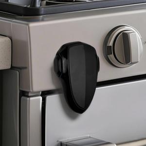 Child Proof Oven Lock Baby Safety Oven Door Lock for Toddlers no Tools Need or Drill Easy to Install (Black)
