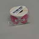 Misofuki 2" 750 Labels Pink Circle Direct Thermal Stickers Labels Roll Compatible with Zebra, Rollo, MUNBYN, Self-Adhesive Round Direct Thermal Labels (C-1-pk)