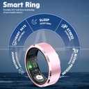 Uaunega Smart Ring for Women Men,IP68 Waterproof Wearable Fitness Tracker with Sleep Tracking Heart Rate Healthy Monitor Ring Activity Monitoring Steps for iOS Android (9)