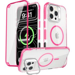 Magnetic for iPhone 16 Pro Max Case, Built-in Screen Protector