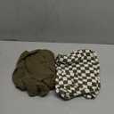 Muslin Baby Lounger Cover 2 Pack, 100% Cotton Infant Lounger Cover, Soft & Breathable Replacement Slipcover, Compatible with Snuggle Me Newborn Lounger (Olive,Olive Check)