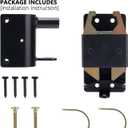 HILLMASTER Heavy Duty 2 Way Farm Gate Latch, Two Way Fence Gate Latch for Metal Gates Livestock Cattle Gate Latches Gate Hardware for Horse Corrals, Ranches(Screws and Instructions Included)