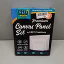 KEFF 32-Pack Bulk Canvas for Painting, 8 of 5x7, 8x10, 9x12, 11x14 Canvas Boards for Painting, Art Supplies for Adults & Kids - 100% Cotton Primed Painting Canvas for Acrylic, Oil, Watercolor, Tempera