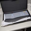 ProtoArc Backlit Bluetooth Ergonomic Keyboard, EK01 Plus Full Size Wireless Split Keyboard with Dual Bluetooth and USB, Cushioned Wrist Rest, Rechargeable, Compatible with Windows/Mac/Android, Blue