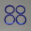 54.1 to 56.1 Hub Centric Rings (Pack of 4) Aluminium Alloy Wheel Center Rings Hubrings 56.1 to 54.1 ID=54.1mm OD=56.1mm (Blue)