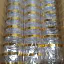 120Pcs Dessert Cups with Golden Spoon,5Oz Clear Plastic Parfait Cups,Mini Appetizer Cups Disposable Shooter Cups for Pudding Ice Cream Mousse Cake Birthday Party Events Supplies