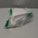 100 Pcs 7 x 8 Inches Large Perforated French Crepe Packaging Box-heavy Duty, Food Safe, Disposable French Crepe Wrapping Paper for Takeout Food Packaging(White)