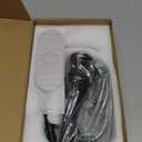 Waterfall Style Bathroom Faucet, Brushed Nickel Finish, Ceramic Valve, Leak-Proof, 3/8-In Compression Threads, Single Hole Design, Easy Installation