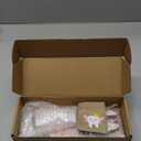 DoubleFill Tooth Fairy Gift Holder Bag Door Hanger Tooth Fairy Kit Stores Lost Teeth Keepsake Box Easter Gift World Oral Health Day Gifts for Lost Teeth Boy Girl(Classic,Pink Brown)