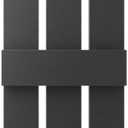 Ekena Millwork Lifetime Vinyl LS3S12X05500BL Standard Three Board Spaced, Board-n-Batten Vinyl Shutters, w/Installation Shutter-Lok's & Matching Screws (Per Pair), 12"W x 55"H, Black