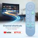 Voice Replacement for Google Chromecast Remotefor Google TV Remote Control & Google TV StreamerBlue