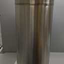 Alpine Indoor Commercial Trash Can Open Top- 27 Gallon Stainless Steel Garbage Can, Heavy Duty, Large, Tall Round Industrial Waste for Office, Hotel, Lobby, Business Bathrooms & High Traffic Areas