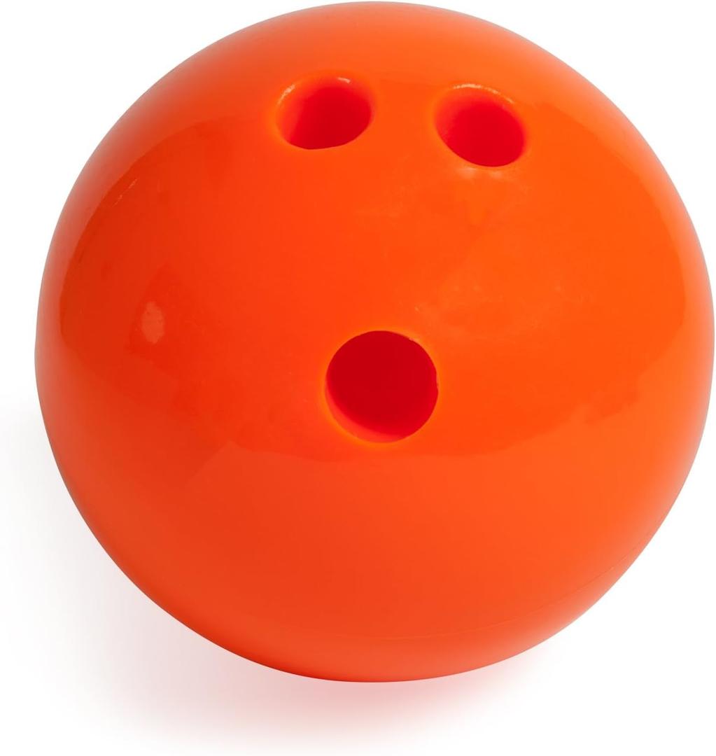 Champion Sports Rubberized Plastic Bowling Ball - 3 LB Orange