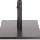 Trademark Innovations 15" Square 28 lb. Cement Umbrella Base (Brown)