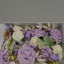 Ling's moment 6pcs Wedding Wrist Corsage Artificial Flowers, Girl/Mother Homecoming Prom Corsages Wristlet Dcor, etc. Lilac Lavender Purple