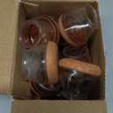 24 Pcs Chair Leg Floor Protectors, Silicone Chair Leg Protectors Caps Covers for Hardwood Floors, Furniture Pads Sliders with Wrapped Felt Bottom Medium (Fit:0.76"-1.18")