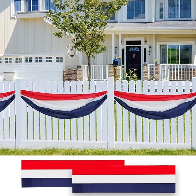 Patriotic Fabric Bunting.