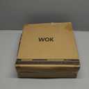 Carbon Steel Wok, 13-Inch, Pre-Seasoned, Non-Stick, with Lid and Spatula, Flat Bottom, Ideal for Stovetop Cooking