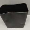 Cesun Small Bathroom Trash Can 2.1 Gallon Wastebasket, Modern Metal Garbage Can Office Waste Basket, Matte Black Stainless Steel Trash Bin for Bedroom, Home Office, Toilet, rv, Near Desk, Under Sink