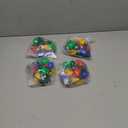 Windy City Novelties 4 Pack LED Light Up Christmas Bulb Necklace with 6 Dynamic Light Modes  Flashing Holiday Accessory for Parties, Parades & Festive Events