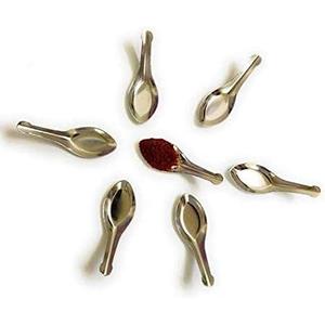 Mini Spoon Stainless Steel Spice Box Spoon Set of 6 pcs Coffee Tea Sugar and Spice Tiny Spoons Masala Dabba
