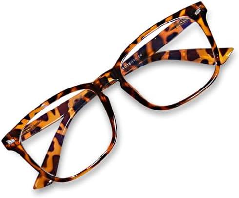 OPTOFENDY Blue Light Blocking Glasses Women Men, Computer Eyeglasses Anti Blue Light Glasses with Anti Eyestrain & UV
