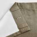 Vision Home Brown Linen Full Blackout Curtains 90 inch Long for Bedroom Living Room Darkening Soundproof Window Panels Thermal Insulated Rod Pocket Back Tab Neutral Drapes 56" Wx90 Lx2