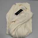 PRETTYGARDEN Long Sleeve Cable Knit Long Cardigan for Women 2026 Spring Winter Chunky Open Front Button Sweaters with Pockets (X-Large, Off-white)