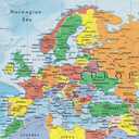 24x36 World Classic Premier Wall Map Poster (Laminated)