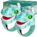 Walkie Talkies for Kids 2 Packs, Kids Toys for Boys Girls Aged 3 to 8 Years Old for Outdoor Adventure, Camping, Halloween, Christmas, Birthday Gifts (Blue, Dinosaur)