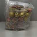 32PCS Christmas Ball Ornaments Set Large Shatterproof Plastic Decorative Baubles with Hand-Help Gift Boxes for Xmas Tree Wedding Party Holiday - Dark Red, Gold