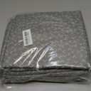 Amazon Basics Lightweight Wrinkle Free, Breathable Brushed Microfiber 4-Piece Bed Sheet Set with 14-Inch Deep Pockets, Full, Gray Arrows, Geometric