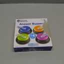 Learning Resources Answer Buzzers - Classroom Must Haves Supplies, Kids Toys, Sound Effect Button, Family Game Shows, Buzzers for Trivia, Participation Tools Boys and Girls Birthday Gifts