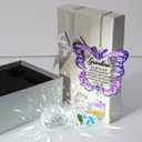 Butterfly Crystal Suncatcher Sympathy Gifts for Loss of Grandma Memorial Bereavement Gift Idea for Loss of Grandmother Sun Catchers Indoor Window Rainbow Maker Window Hanging (Purple)