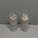 Termichy Stackable Formula Dispenser Portable Milk Powder Container, 2 Pack, Warm Grey