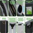 Grow Tent 36"x36"x72" 600D Mylar Hydroponic High Reflective Grow Tents for Indoor Plant Growing 3x3