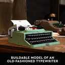 LEGO Ideas Typewriter 21327 Building Set for Adults, Collectible Retro Display Model, Creative Hobbies Unique Gift Idea, One Size
