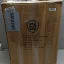 EVER ADVANCED Folding Push Wagon with Brakes, Portable Shopping Cart, Collapsible Wagon Cart with All-Terrain Big Wheels for Camping, Beach, Sports (Black)