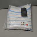 Stripe Women's Pajama Set Luxurious Sleepwear Sets, Two-Piece Loungewear PJs Sets for Nightwear, Lounge Set & Sleepwear (Medium, White-blue)