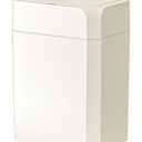 ELPHECO 3.5 Gallon Waterproof Motion Sensor Bedroom Trash Can with Lid Bathroom Accessories, Bathroom Decor Automatic Garbage Bin for Living Room Office, Beige