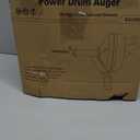 Drain Auger, Clog Remover with Drill Adapter, 25 Feet Flexible Plumbing Snake Use Manually or Powered for Kitchen, Bathroom and Shower Sink, Comes with Gloves (Orange)