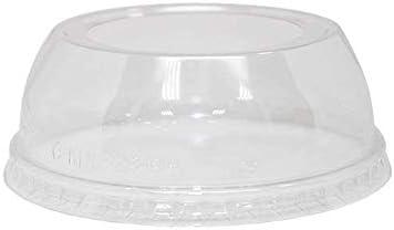 Karat C-KDL626-WHU 98mm Dome Lids Wide Hole (Case of 1000)