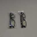 Gaoye +2.75 2-Pack of Reading Glasses - Blue-Light Filter, UV Protection - Readers with Rectangle Frames (Black)