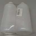 2 x 32oz/1000ml Plastic Food Grade Storage Bottles, Wide Mouth HDPE Chemical Reagent Sample Bottle Liquid Containers with Sealed Caps (Translucent, 2 Pcs)