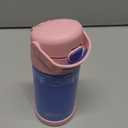 THERMOS FUNTAINER Water Bottle with Straw - 12 Ounce - Kids Stainless Steel Vacuum Insulated Water Bottle with Lid, Purple/Pink