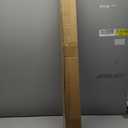 UNISHADES no Drill Cordless Roman Shades for Windows, 34" W 64" H - 100% Blackout - Linen - Mist White
