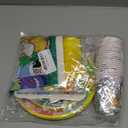 118 Pcs anime Birthday Party Supplies Set, anime Theme: 1Banner, 20Cups, 6Hanging Swirls, 30(Spoons+Forks+Knives), 1Tablecloth, 20Plates(9 inch), 20Plates(7 inch), 20Napkins